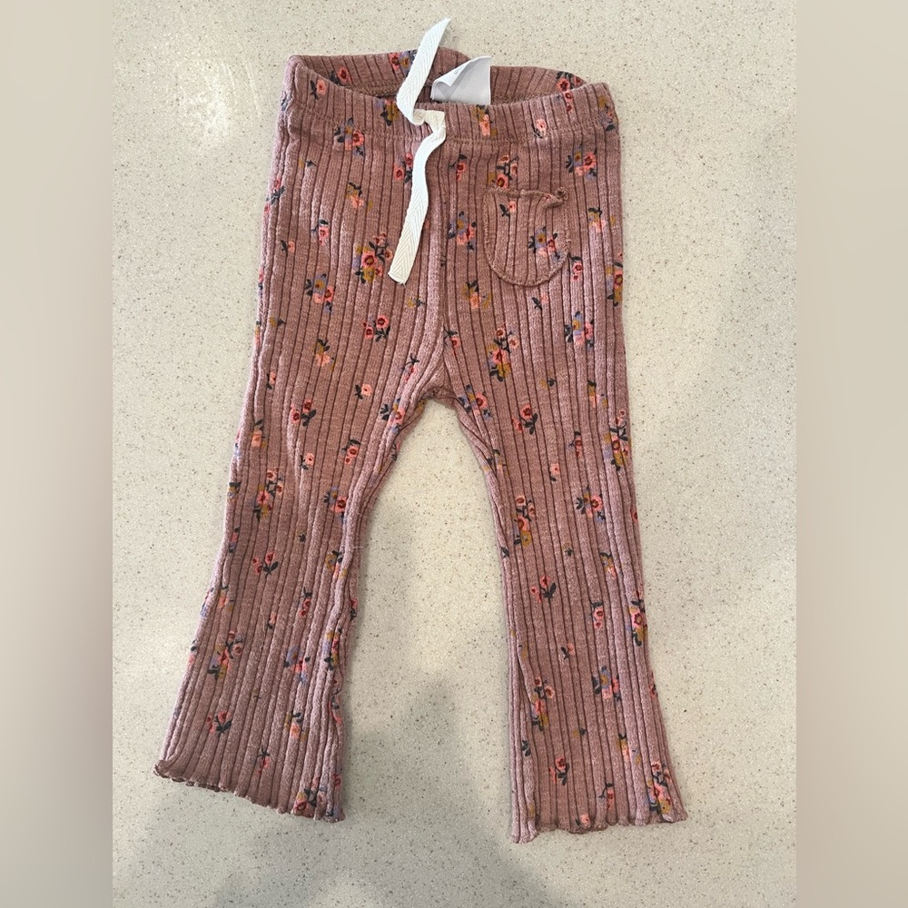 Zara girls flare leggings 12-18 mo